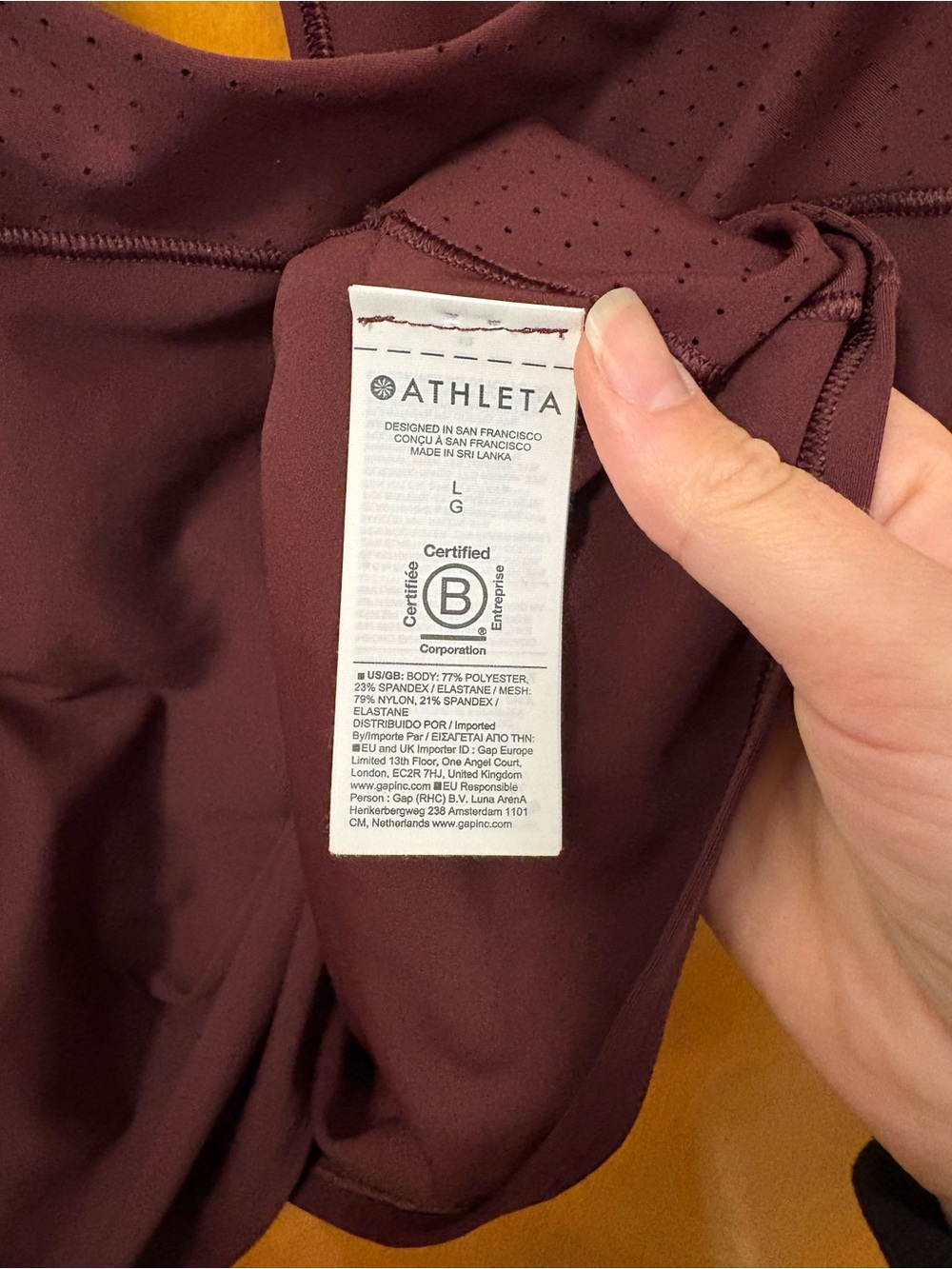 Athleta interval perforated tank - Picture 5 of 5